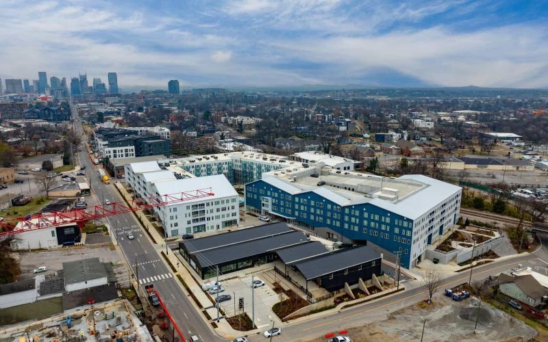 a large city landscape